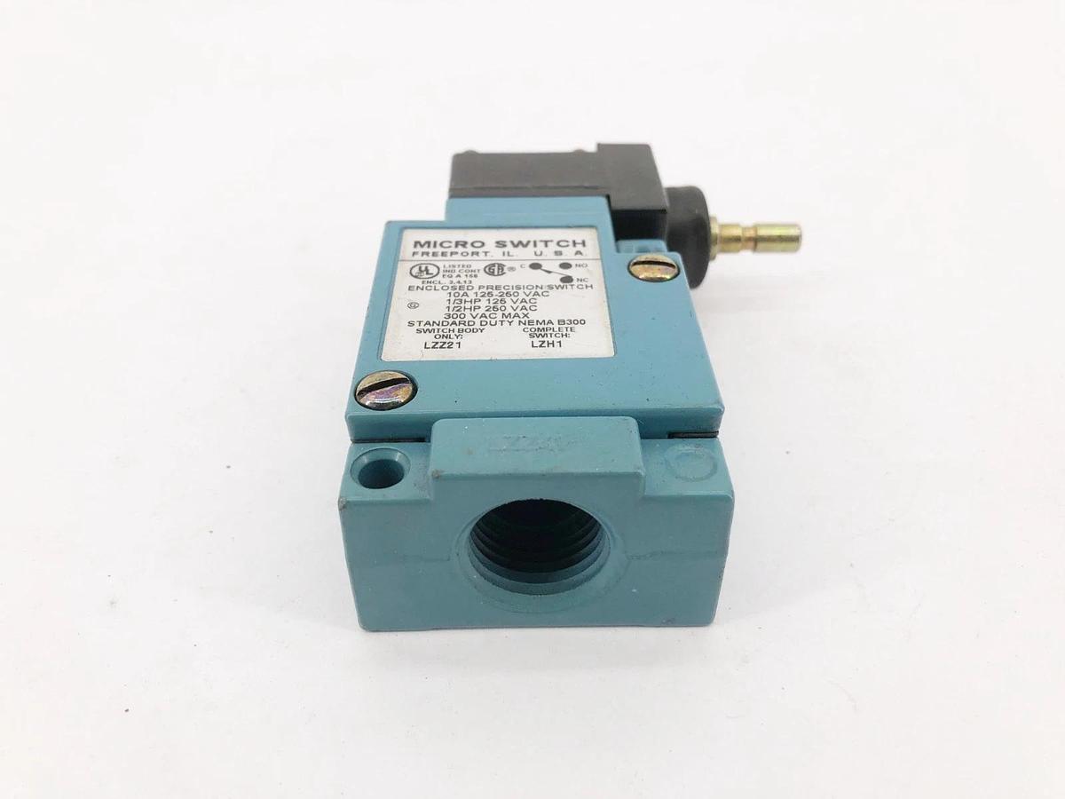 New Honeywell Microswitch LZH1 Side Plunger Limit Switch10A 125-250VAC - No Box