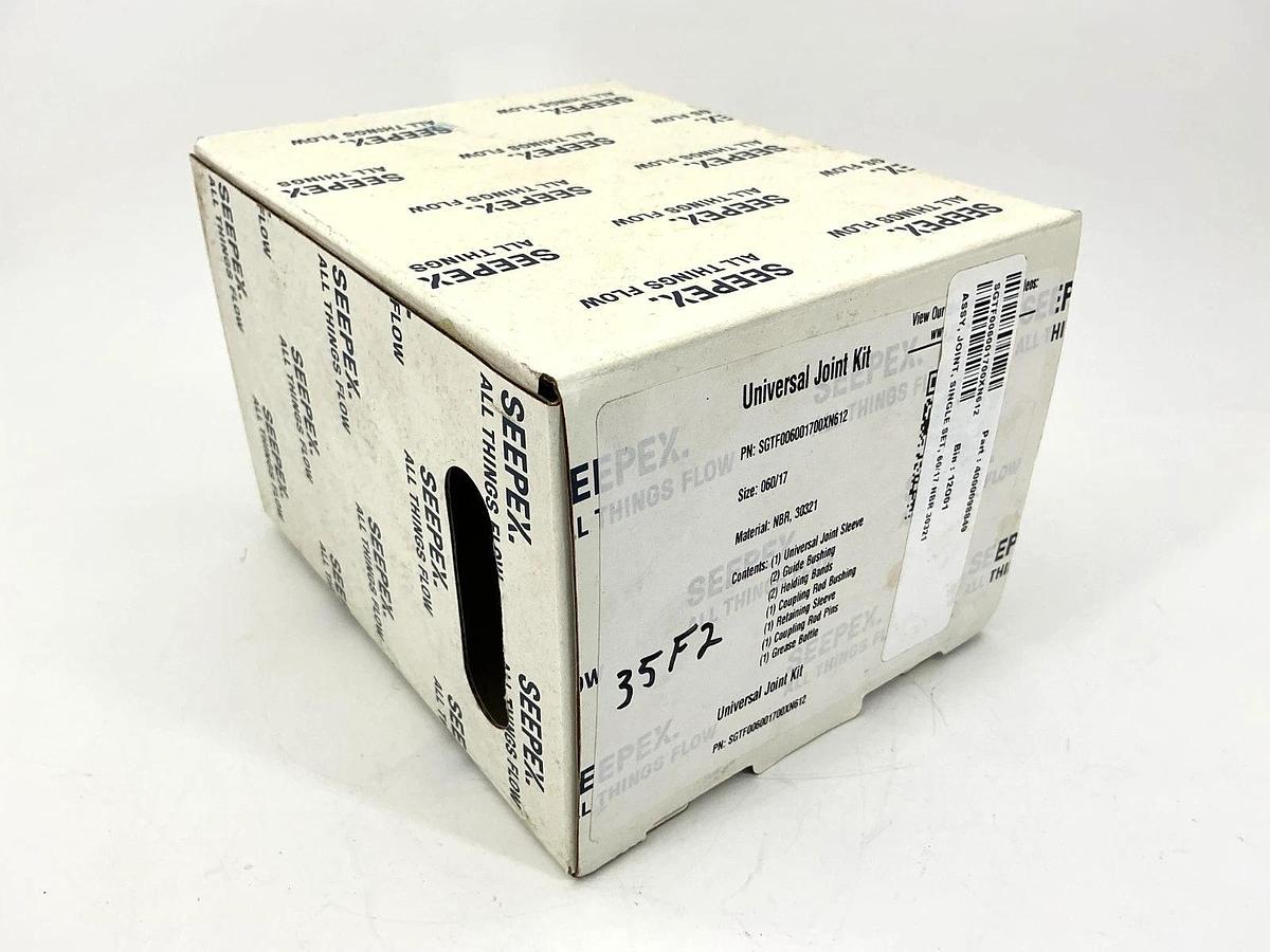 New Seepex SGTF006001700XN612 Universal Joint Kit Size-060/17 Material-NBR,30321