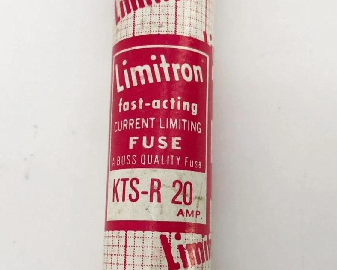 Used Lot of 3 Limitron KTS-R 20 Current Limiting Fuses 20A 600VAC Class RK1