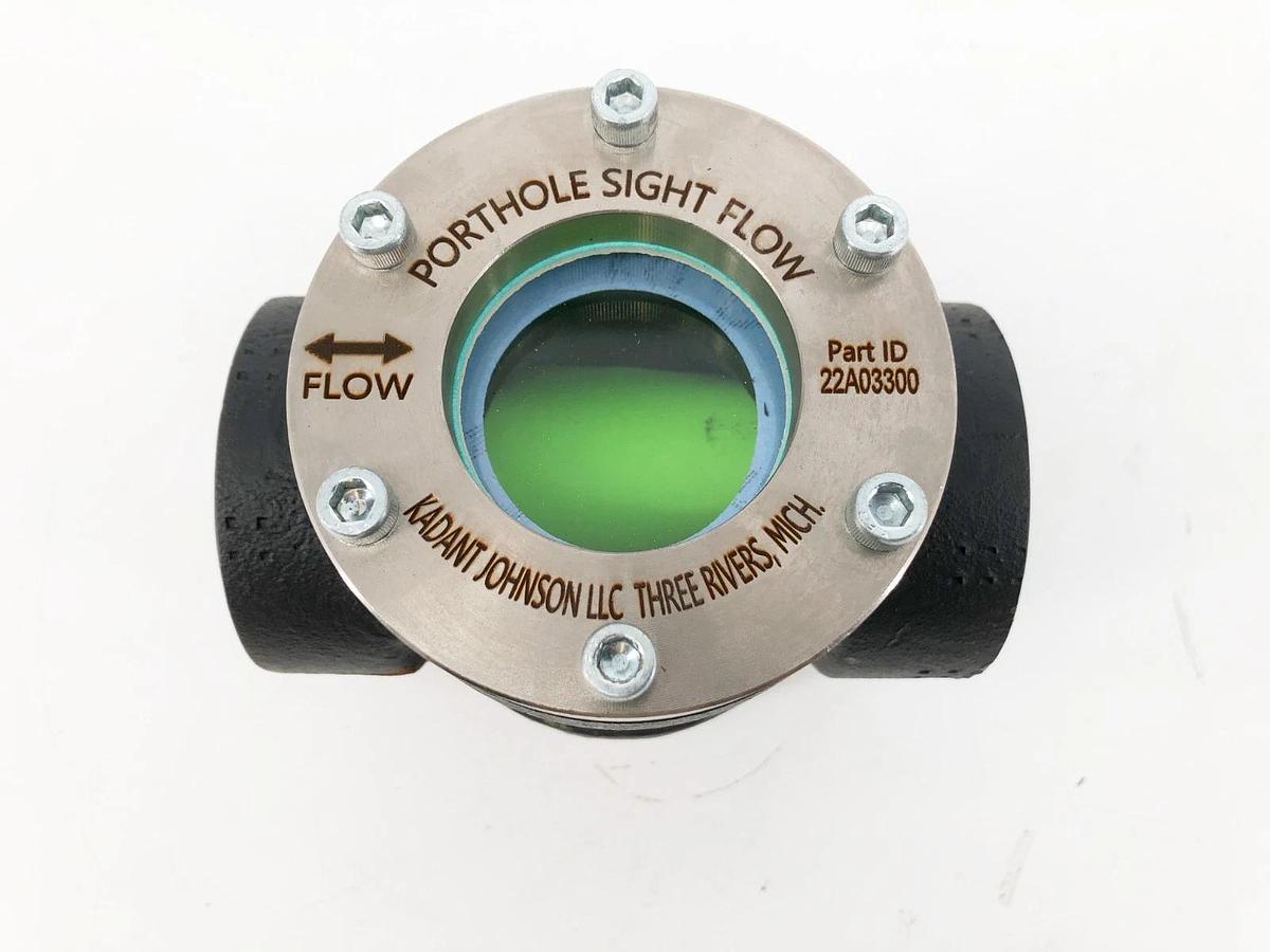New Kadant Johnson 22A03300 Porthole Sight PSFS-126-DI-GY1-1/4"