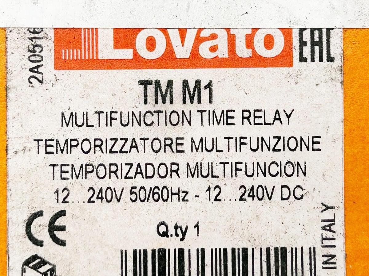New Lovato TMM1 Multifunction Timer Relay 1 Output 50/60Hz 240V