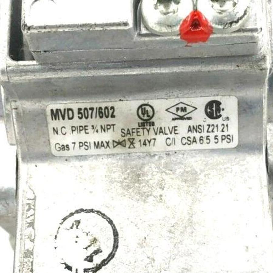New Dungs MVD 507/602 Safety Valve 3/4" NPT