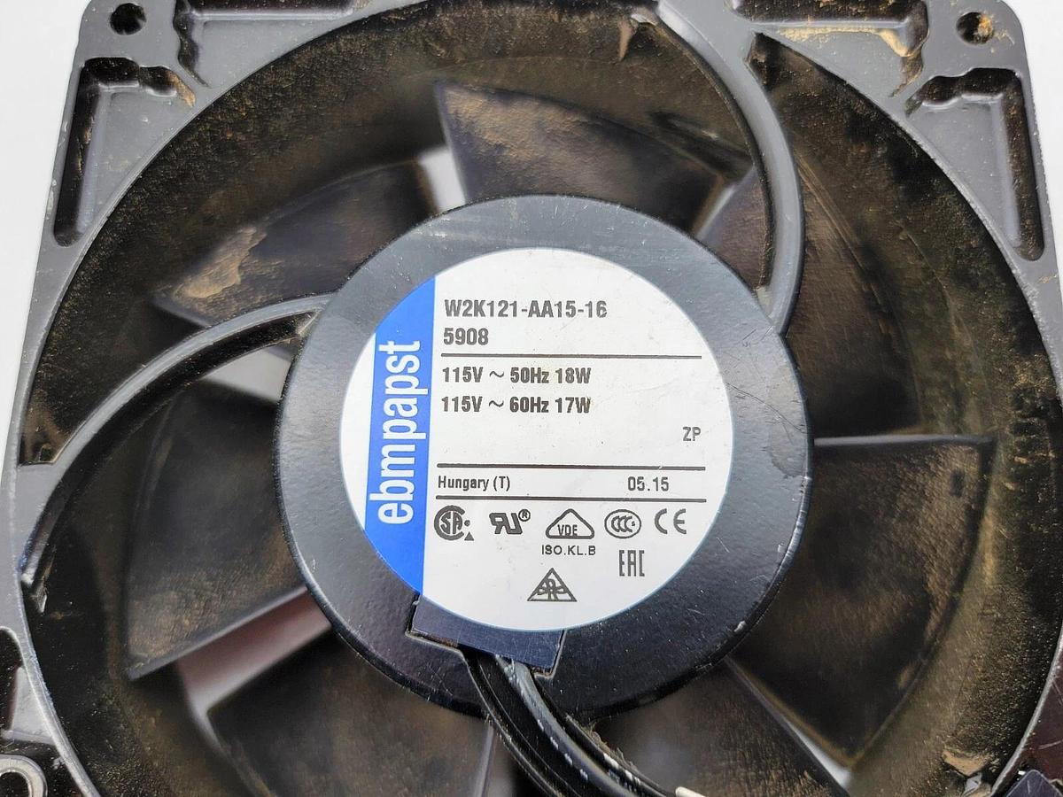 Used EBM Papst W2K121-AA15-16 Cooling Fan 5"x5" 115V 5908