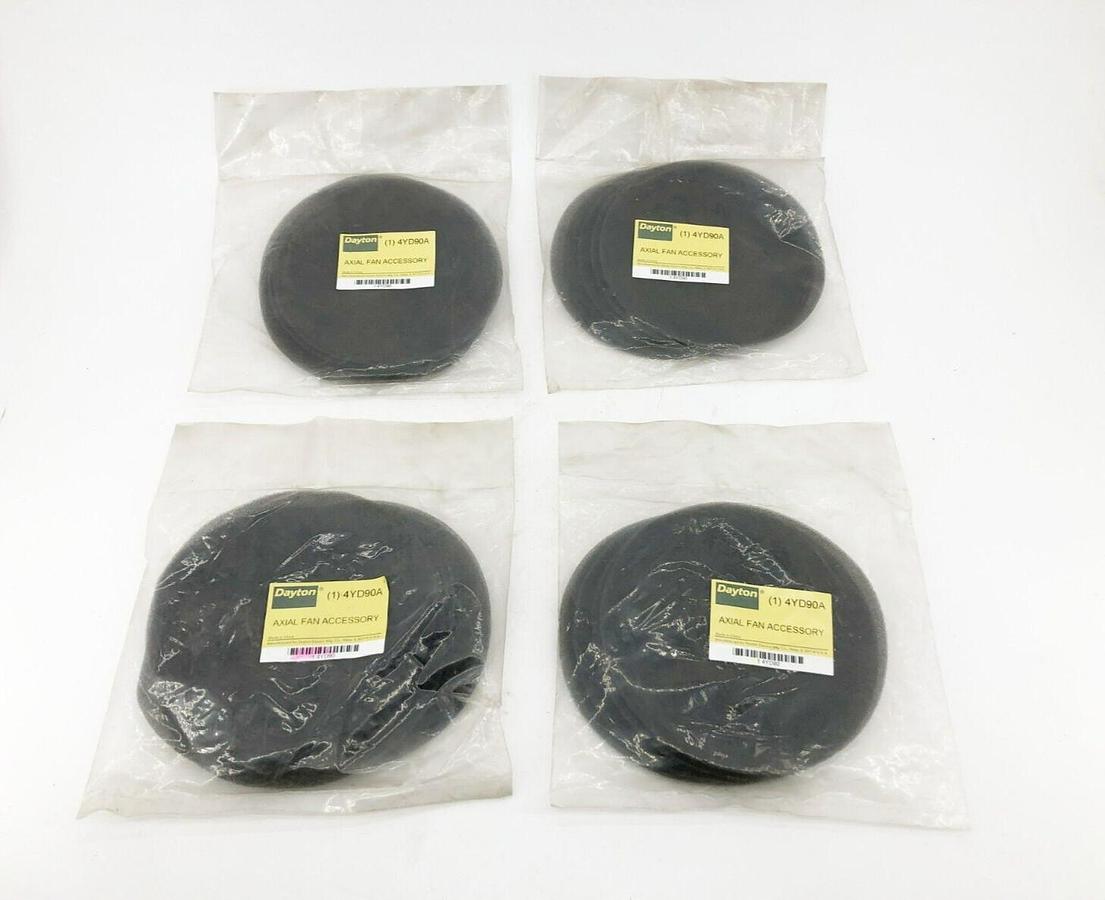 Lot of 20 New Dayton 4YD90A Axial Fan Filters Round 5.2" (4 Bags - 5/PK)