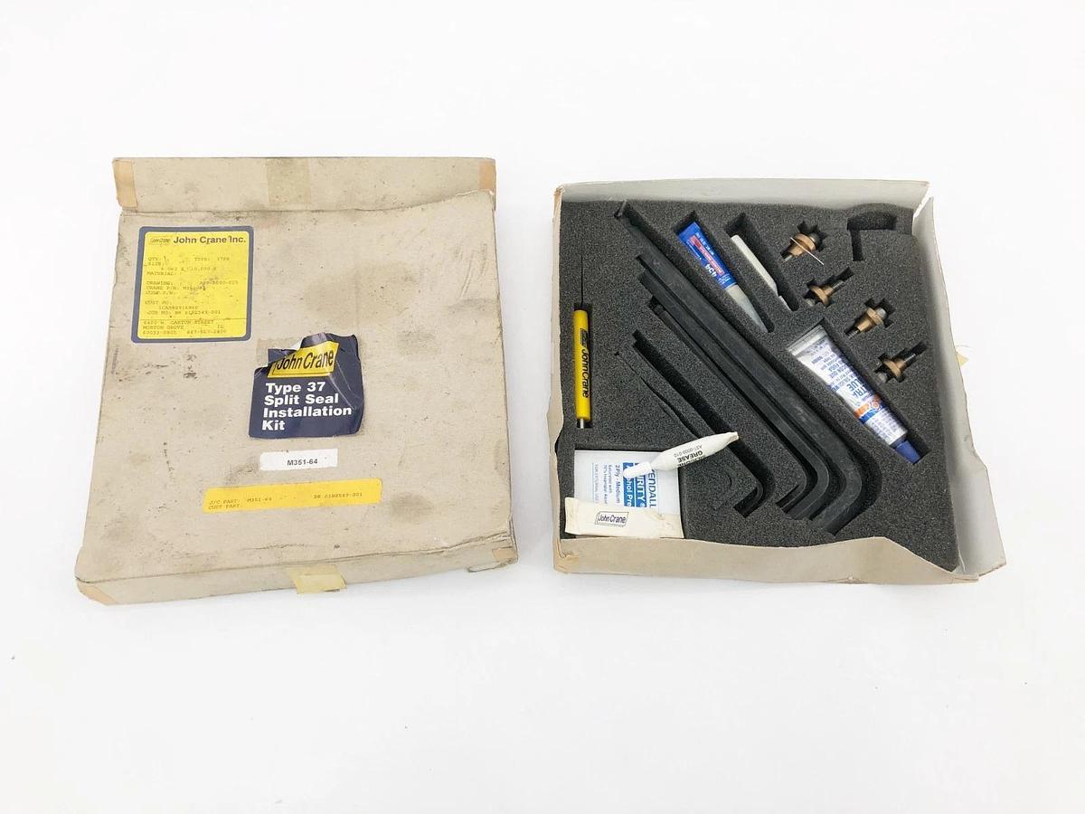 New John Crane Type 37FS Split Seals w/ Installation Kit B768-60 M351-64