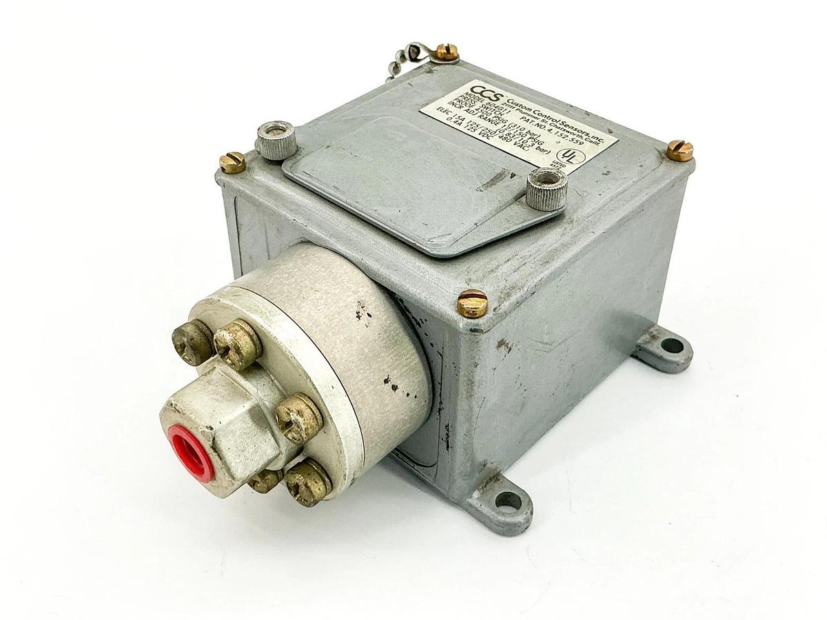 New Custom Control Sensors Inc 604G11 Pressure Switch 4500PSIG 480VAC - No Box