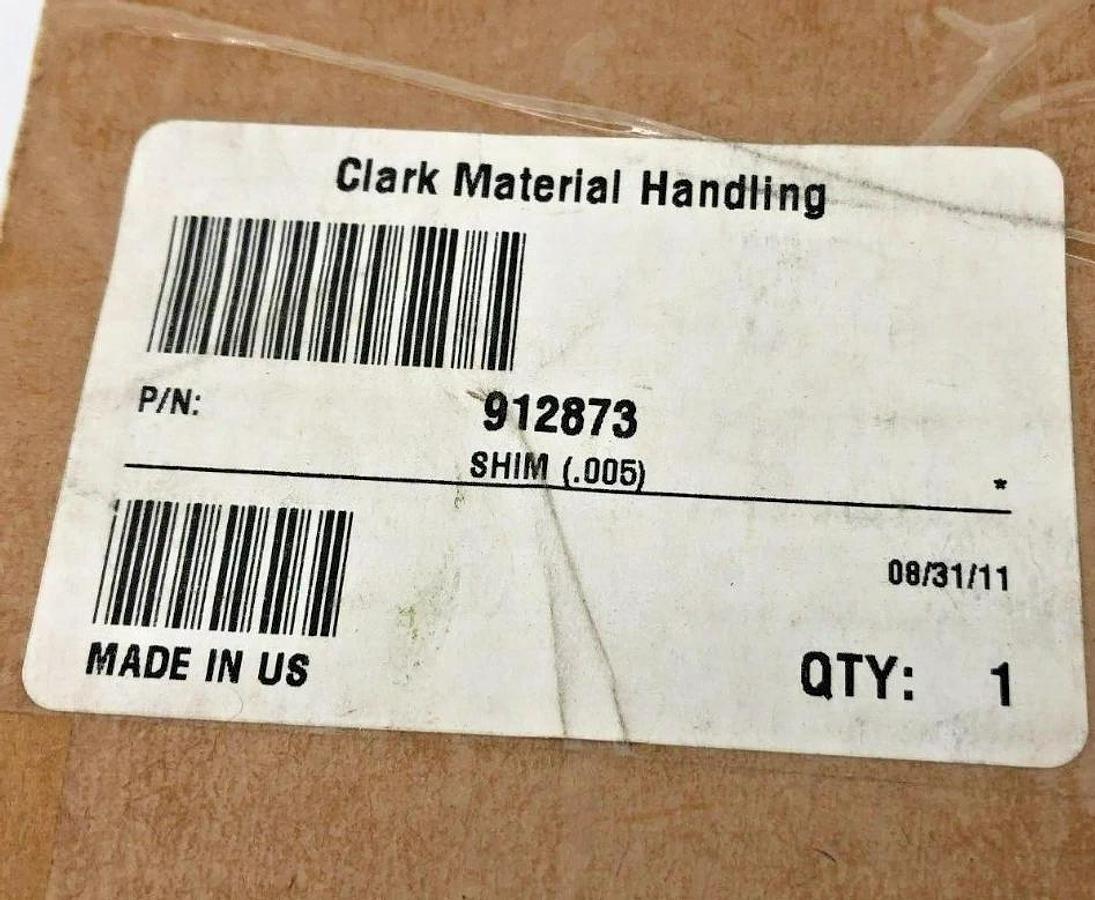 Lot of 8 New Clark 912873 Shims (.005)