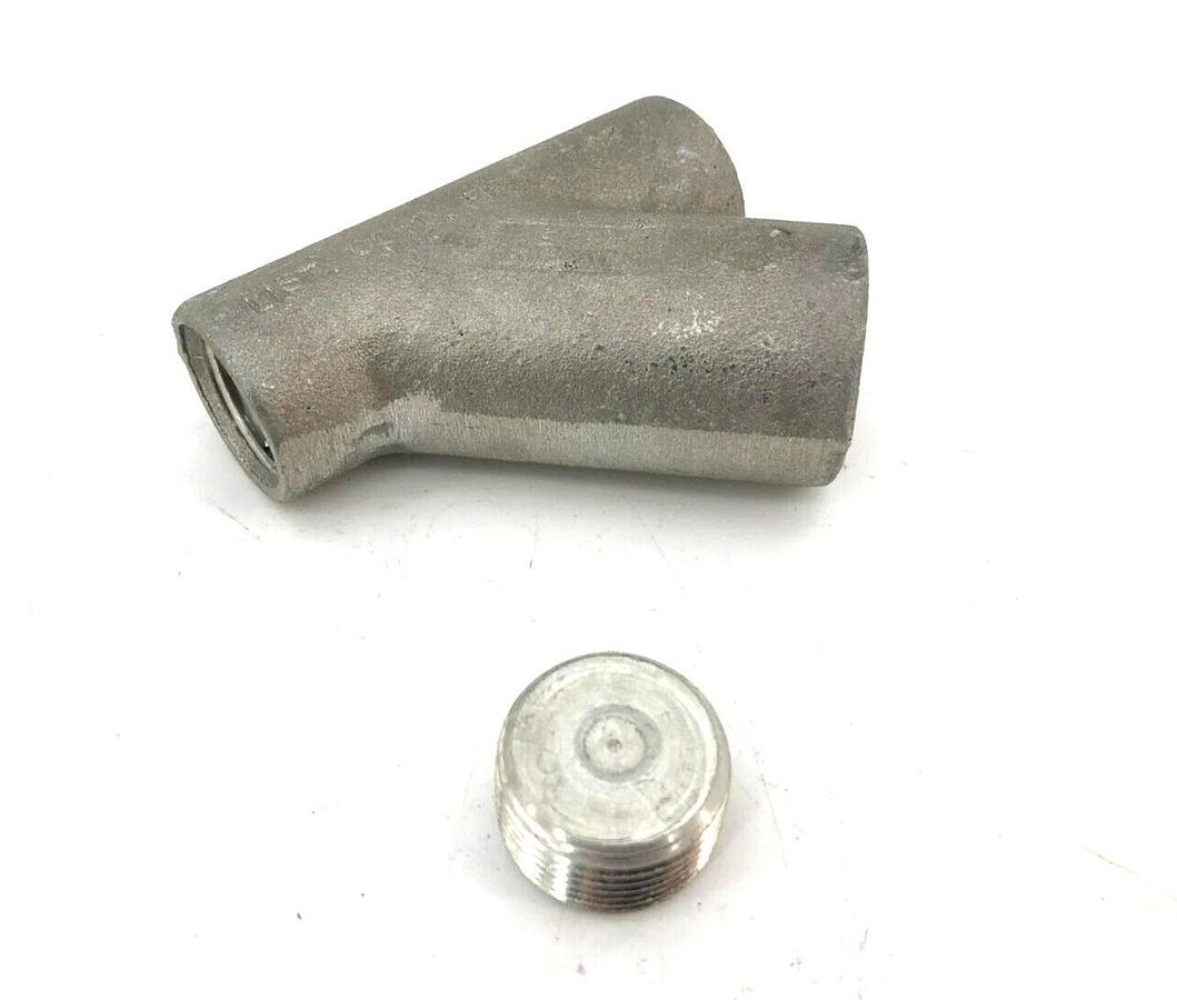 Lot of 2 New Hubbell Killark EY-1 Sealing Fittings 1/2" 00770001