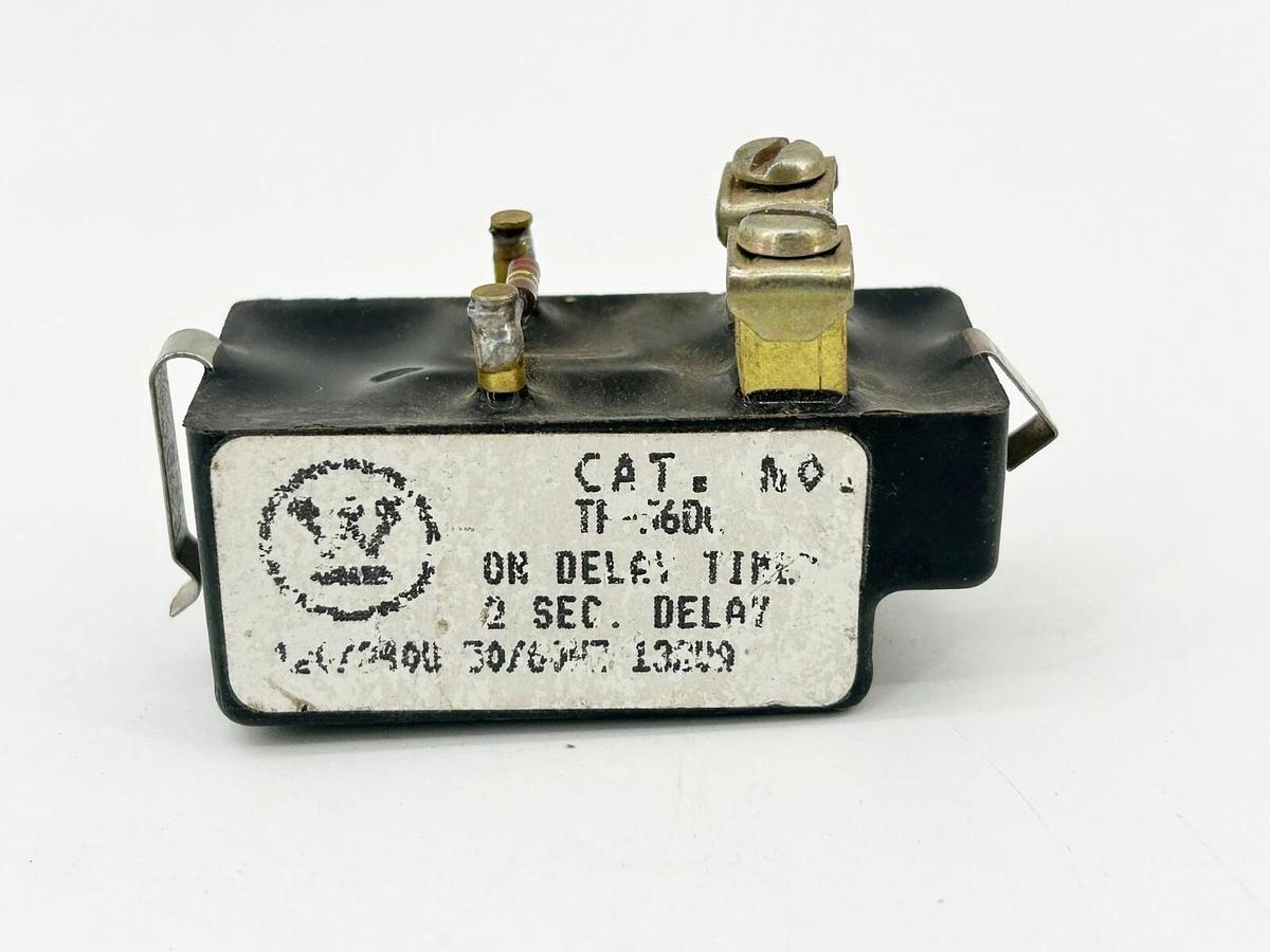 Used Westinghouse TF-56DL On Delay Timer 2 Second Delay 100-240V 50/60Hz