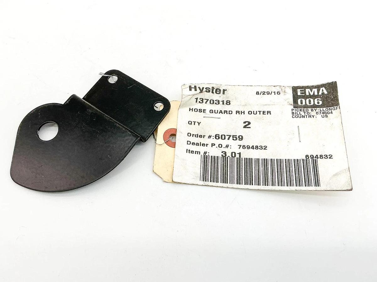 New Hyster 1370318 Outer RH Hose Guard