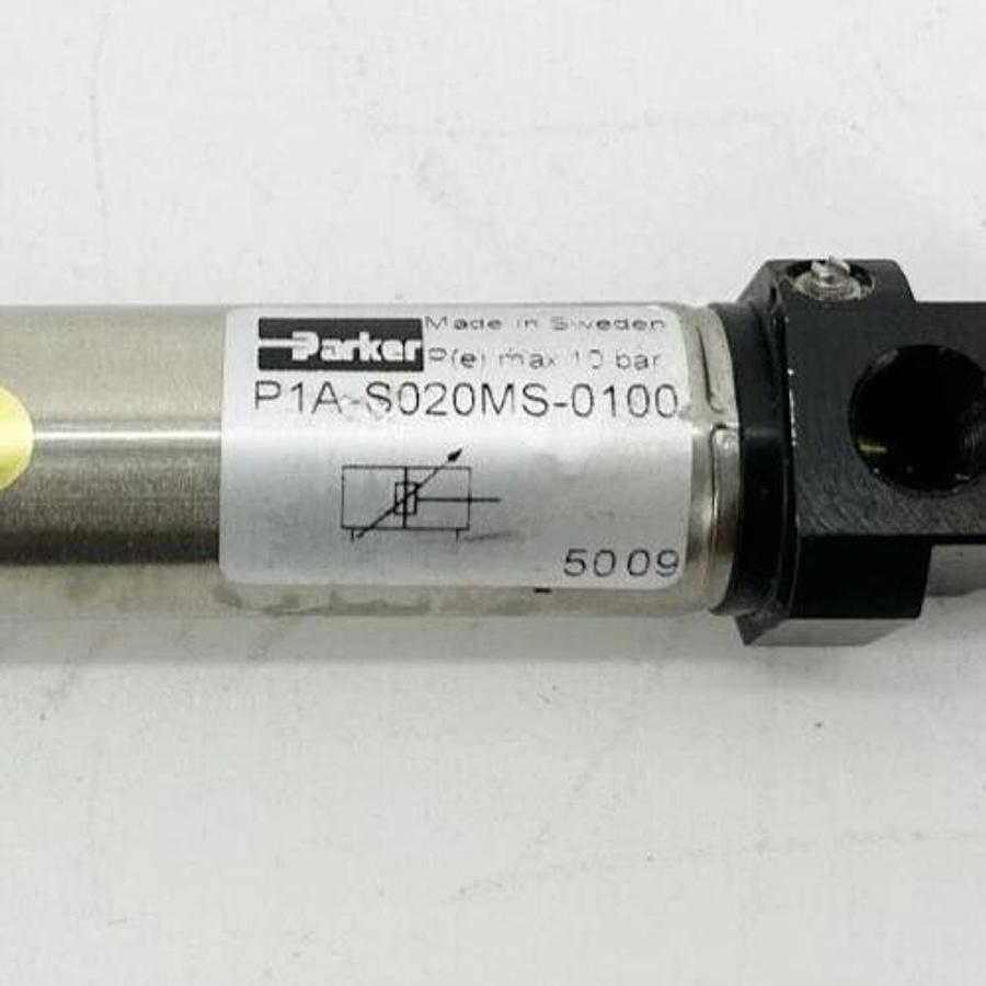 New Parker P1A-S020MS-0100 Pneumatic Cylinder 10Bar 5009