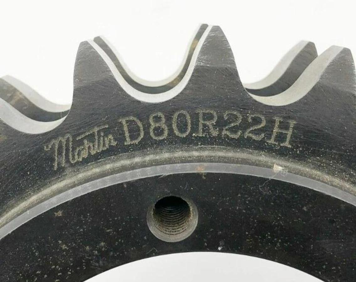 New Martin D80R22H Split Double Roller Sprocket 22 Teeth 3-7/8" Bore