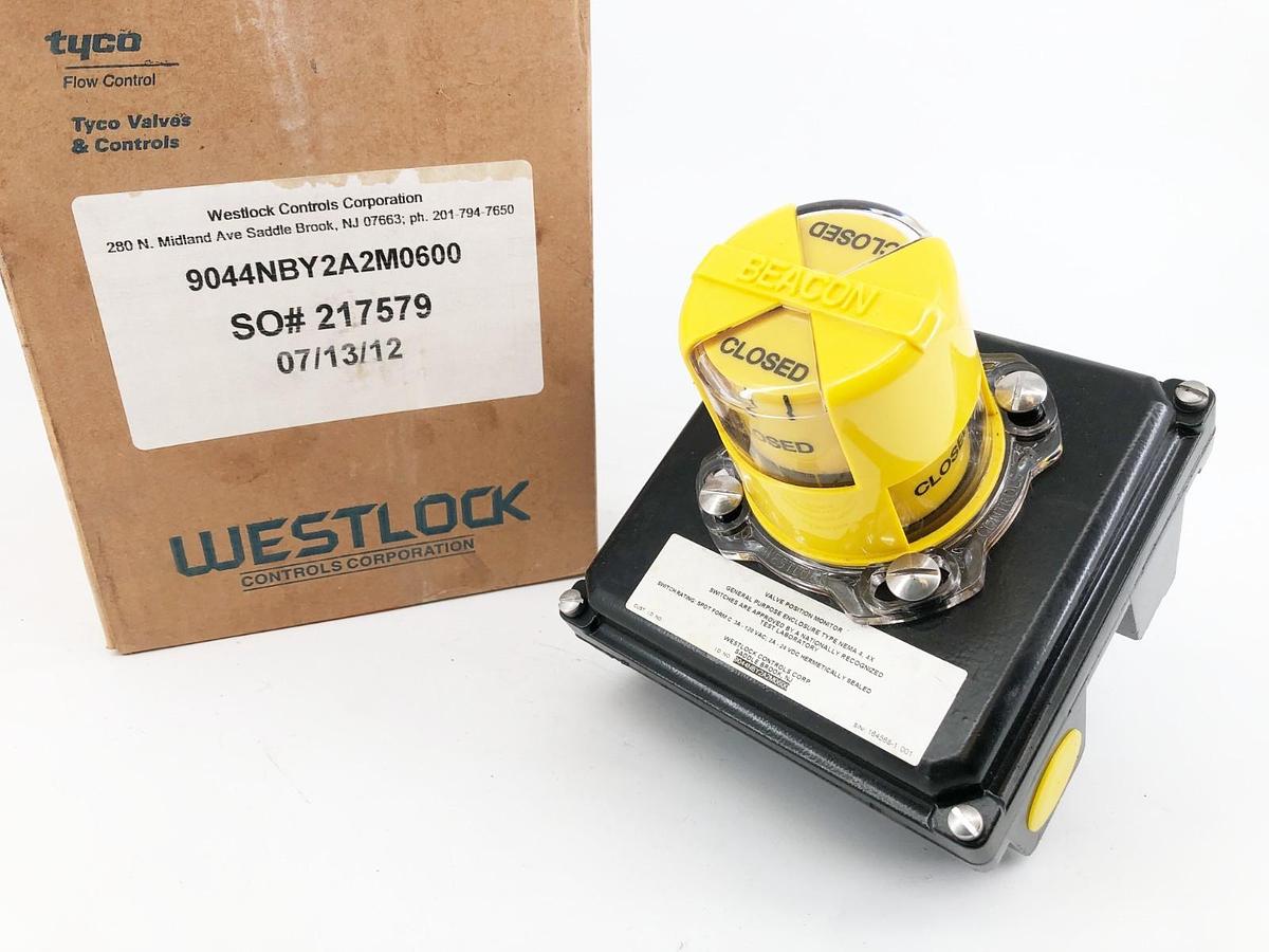 New Westlock 9044NBY2A2M0600 Prox Switch Position Monitor 3A 120VAC 2A 24VDC