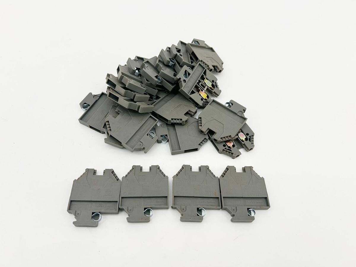 New Lot of 20 Wireland WK4/32 Terminal Block 500V 2 POS Grey 500V - No Box