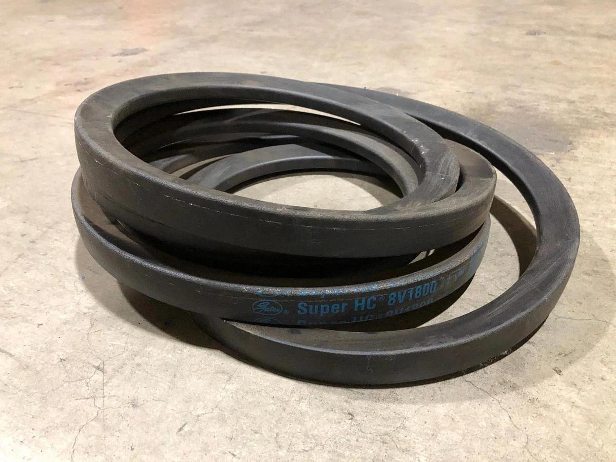 New Gates 8V1800 Super HC Narrow Section Wrapped V Belt 9336-1800 - No Box