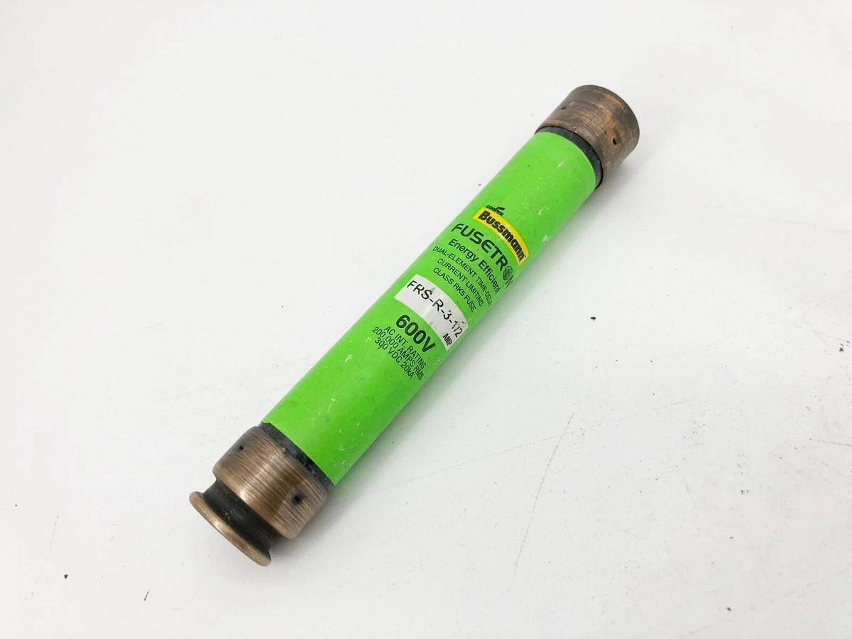 Lot of 5 New Bussmann FRS-R-3-1/2 Time Delay Fuses 3-1/2A 600V Class RK5