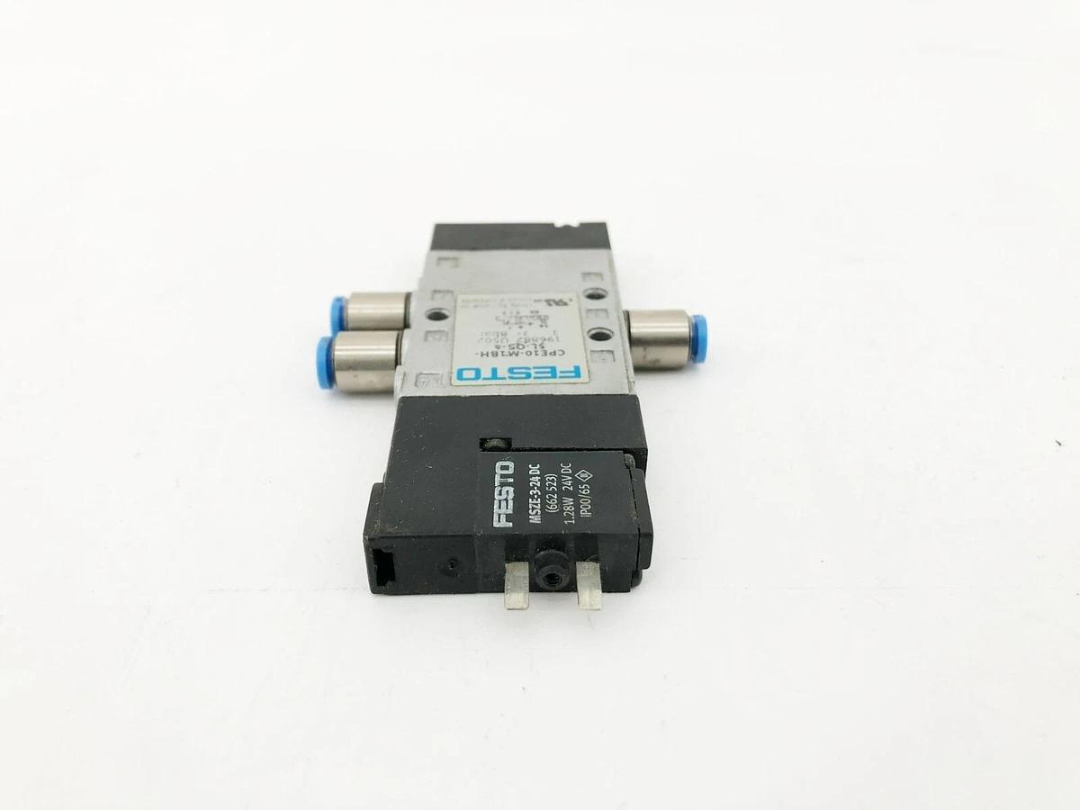 Used Festo CPE10-M1BH-5L-QS-4 Solenoid Valve 196882