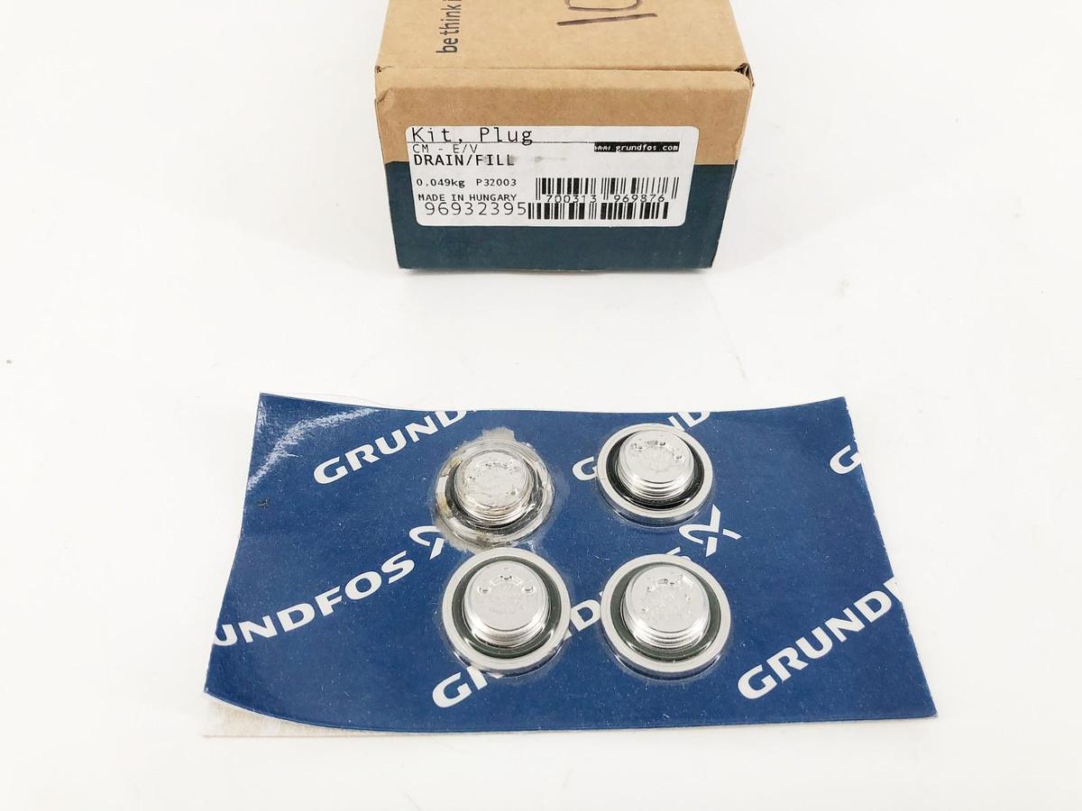 New Grundfos 96932395 Drain Fill Plug Kit for CM-E/V
