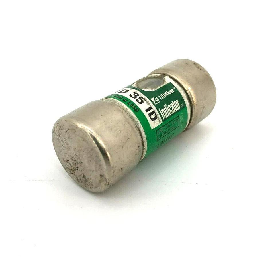 New Littelfuse JTD-35-ID Fuse 35A 600VAC Class J Time Delay W/ Indicator