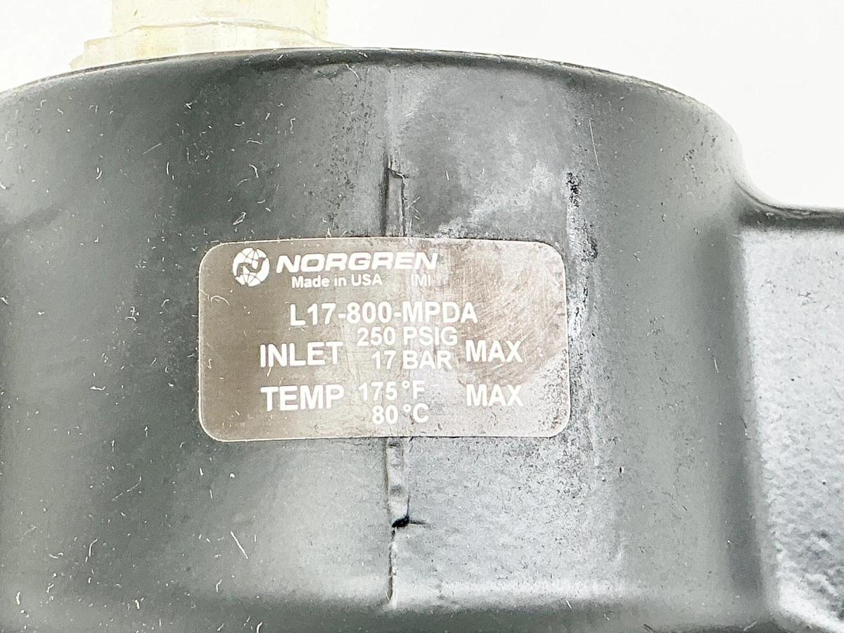 New Norgren L17-A00-MPDA Lubricator 250PSIG 17Bar 175F 1"NPT
