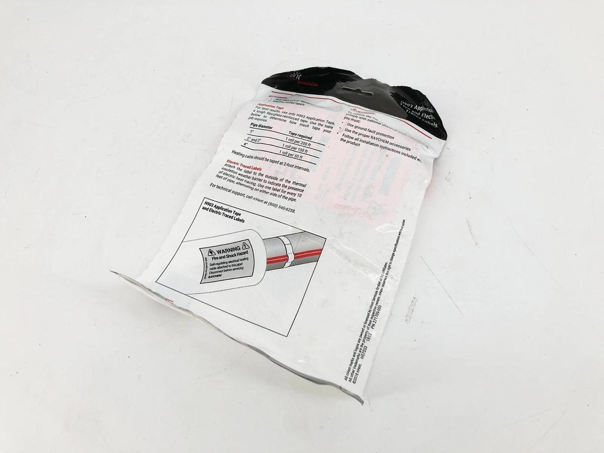 New nVent Raychem H903 Application Tape and Electric Traced Labels