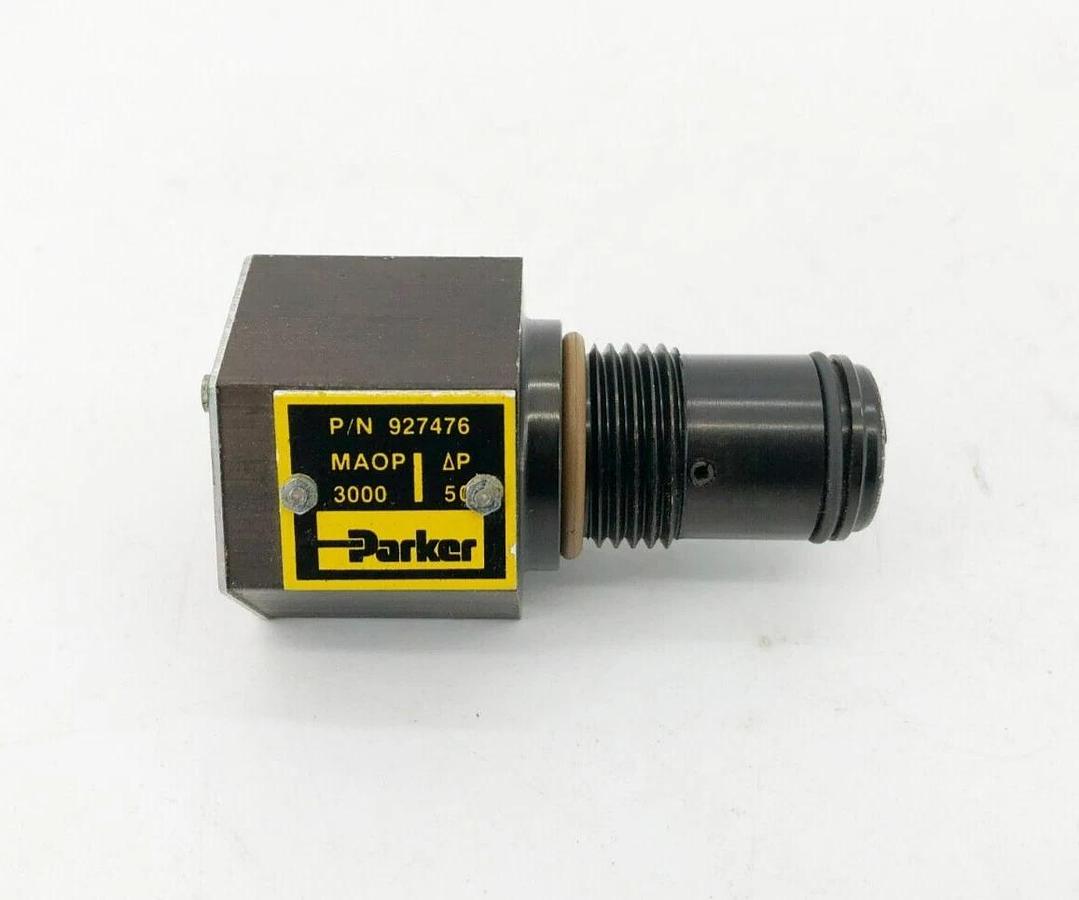 Used Parker 927476 Oil Filter Bypass Indicator Gauge