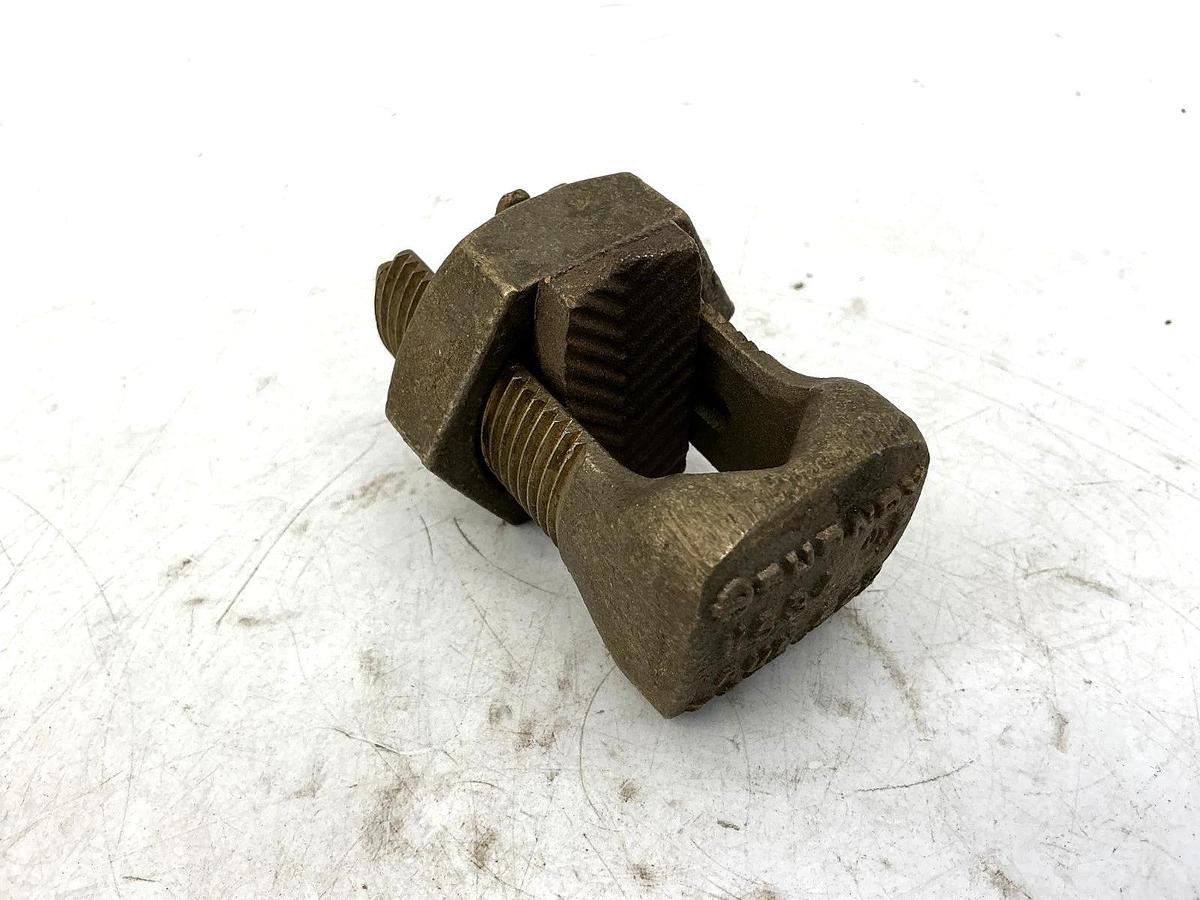 New Burndy KS34 Split Bolt Connector Copper RUN 500 T2/0-500 KS-34 - No Box