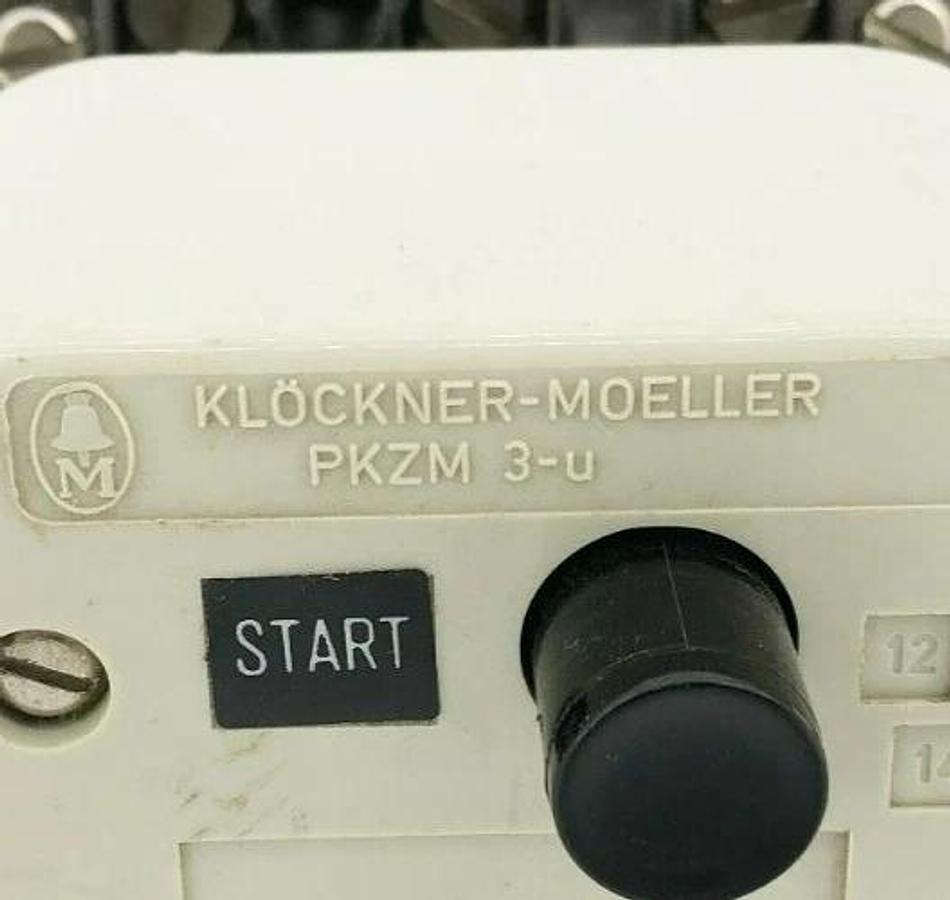 Used Klockner-Moeller PKZM3-U Manual Motor Starter 600V 200A 3P PKZM3-16