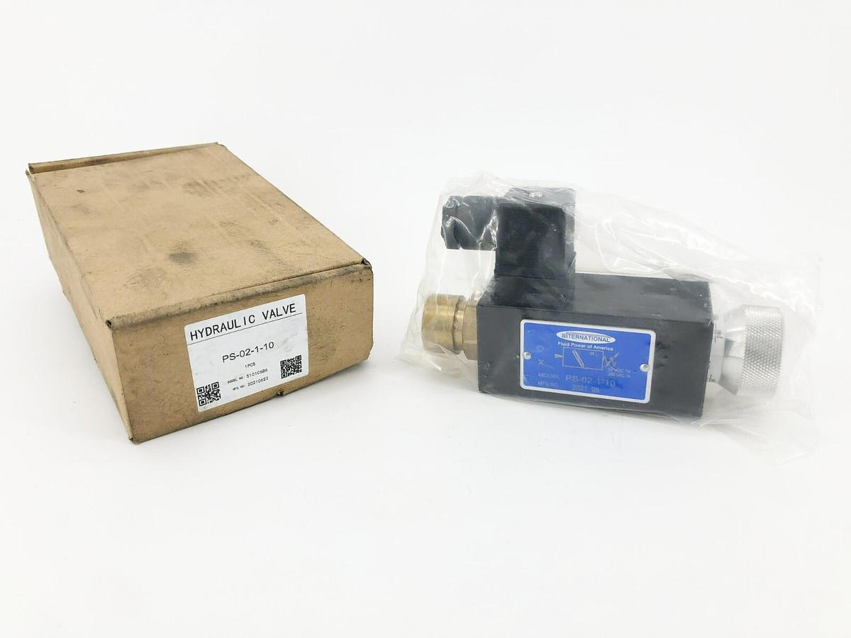 New International PS-02-1-10 Pressure Switch 1/4" NPT 30VDC 250VAC 7A 20210622