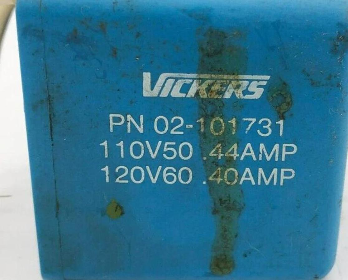 Used Vickers 02-101731 Coil 110V50 .44A 120V60 .40A