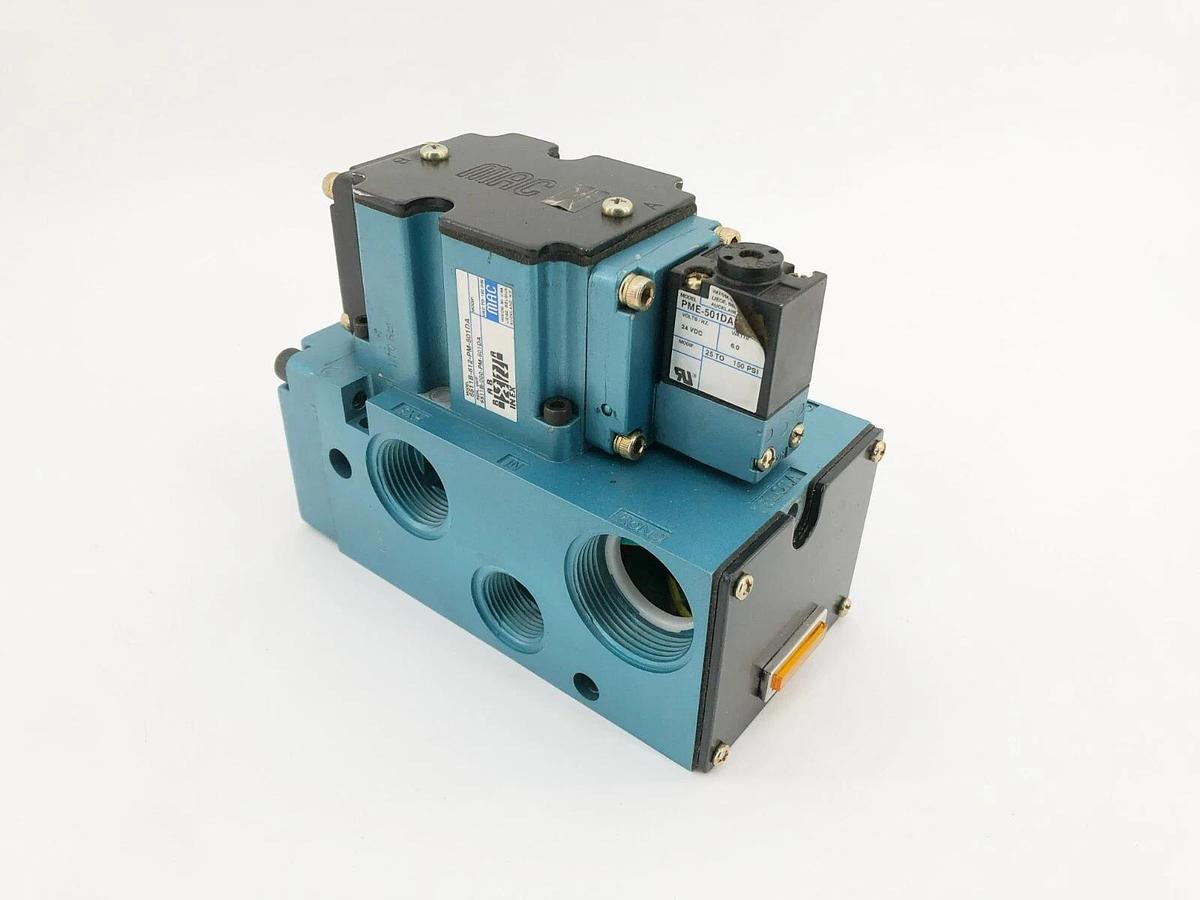New MAC Valves 6511B-612PM-501DA Solenoid Valve 24VDC 6W 6511B-000-PM-501DA
