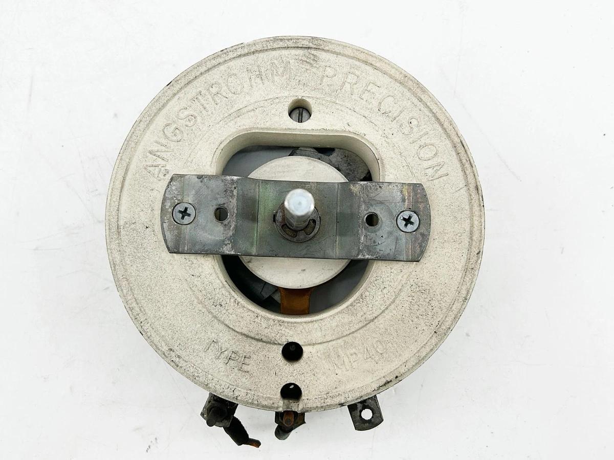 Used Angstrohm Precision MP40 Rheostat Resistor 100OHMS