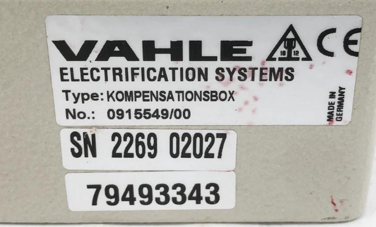 Used Vahle 0915549/00 Kompensationsbox 79493343