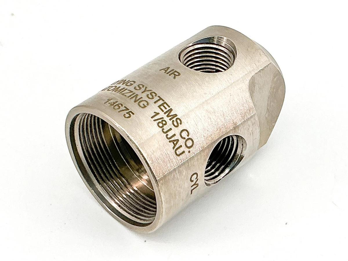 New Spraying Systems CP14676-NP Brass Body Air Atomizing Nozzle 14675-JJ