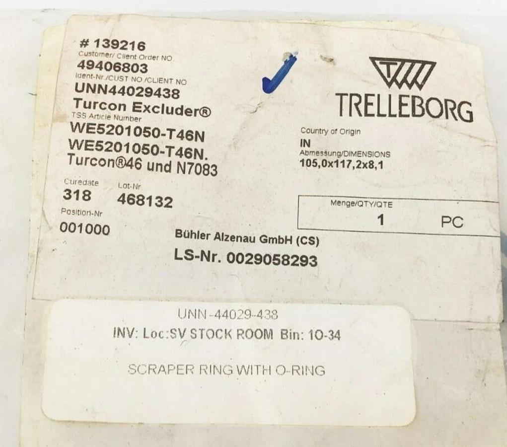 New Trelleborg PG4401200-T29N Turcon Glyd Ring 162554