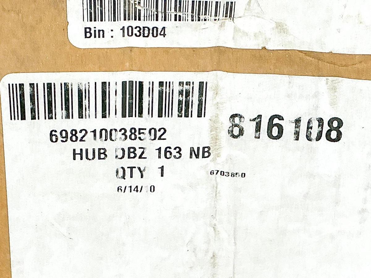 New Rexnord 816108 Hub DBZ 163 NB