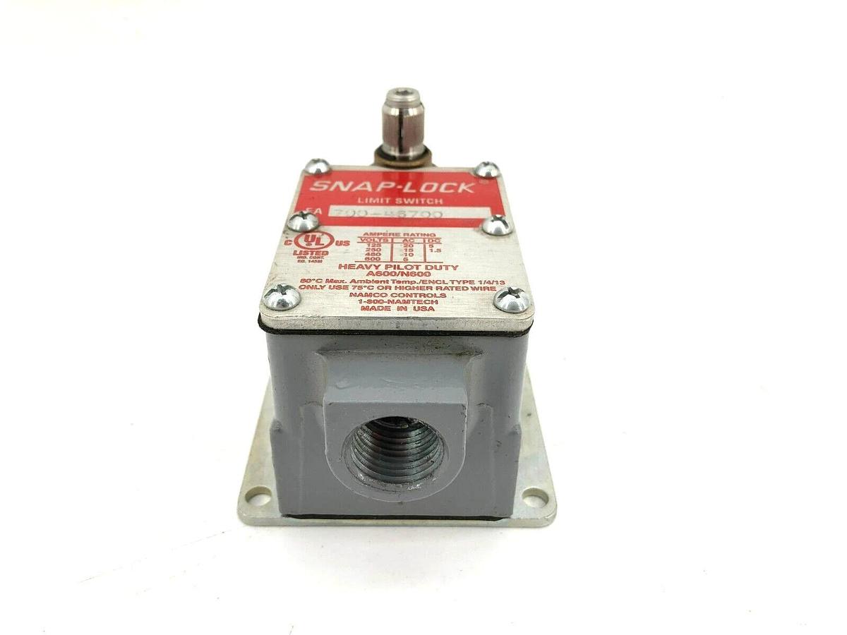 New Namco Controls EA700-46700 Snap-Lock Limit Switch 125/250/480/600VAC -No Box
