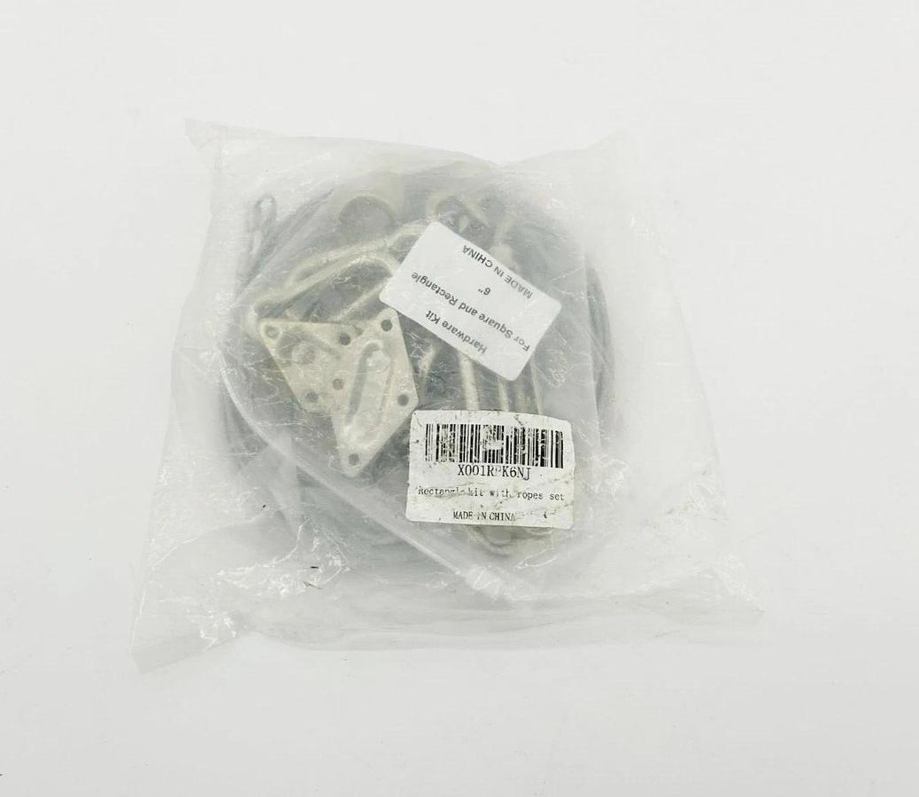 New X001RPK6NJ Rectangle Kit With Ropes Set 6"
