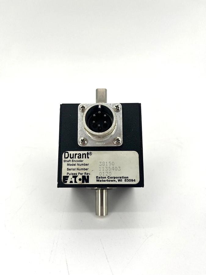 Used Eaton Durant 38150120 Shaft Encoder 120-Pulses per revolution