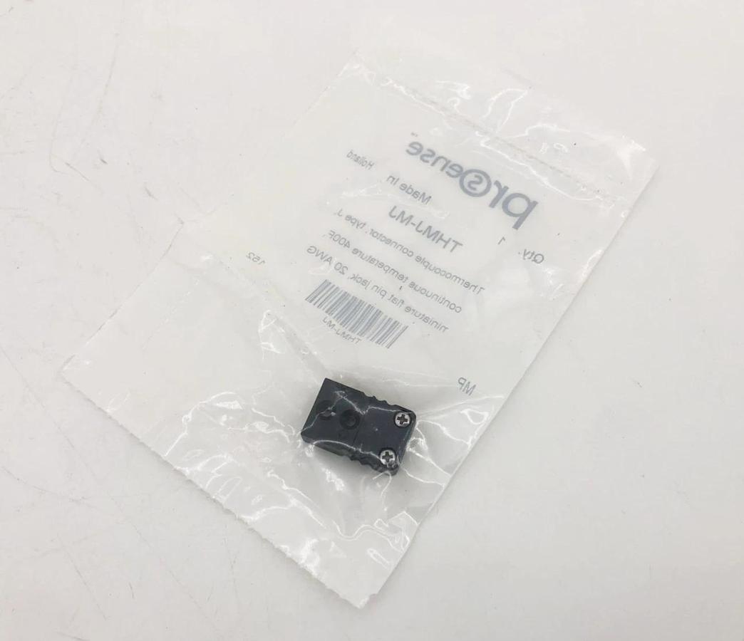 Lot of 9 New ProSense THMJ-MJ Thermocouple Connectors Type J 40AWG To 20AWG
