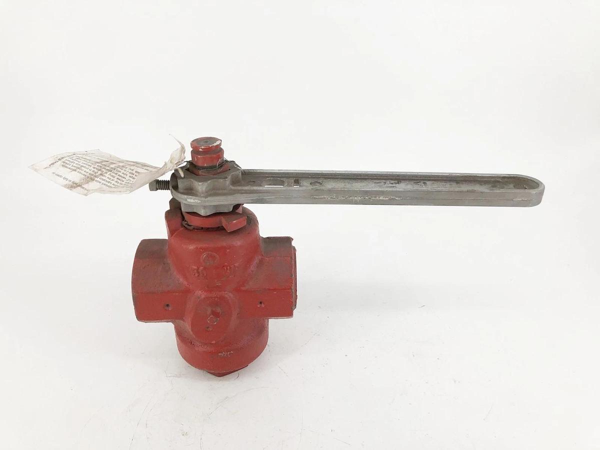New Homestead 0601009012 Lubricated Plug Valve FIG 601 1-1/4" 200psi - No Box