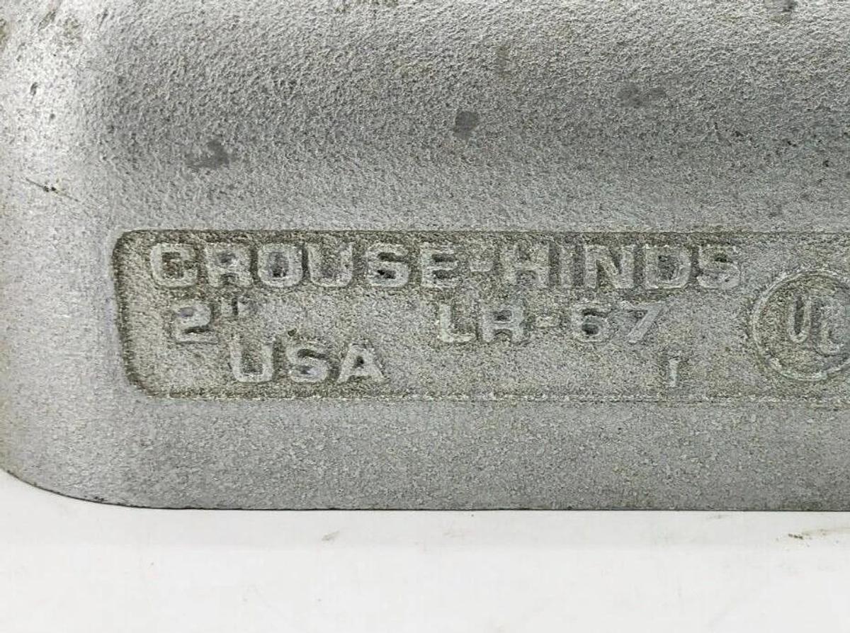 New Crouse-Hinds LR67 2" Conduit Outlet Body