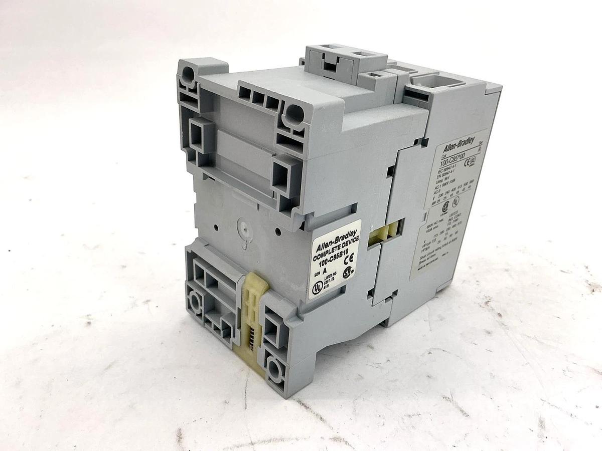 New Allen Bradley 100-C85B10 Ser A Contactor 3-Poles 1 NO Aux 440/480V 100C85*00