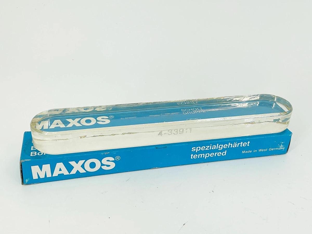 New Maxos 4-33911 Safety Sight Glass Size 4 7-1/3" Transparent