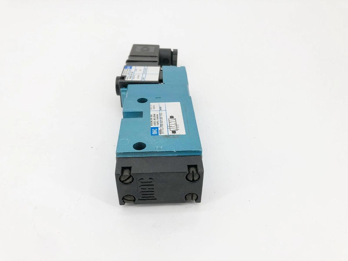 Used MAC Valves 811C-PM-591JB-152 Solenoid Valve 24VDC PME-591JB (For Parts Only)