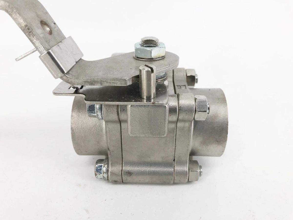 New Flowserve 3/4-596666TTSW-V77-R21 Stainless Steel Ball Valve 1000psi - No Box