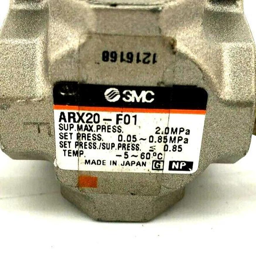 New SMC ARX20-F01 Regulator 2.0MPa Max Pressure