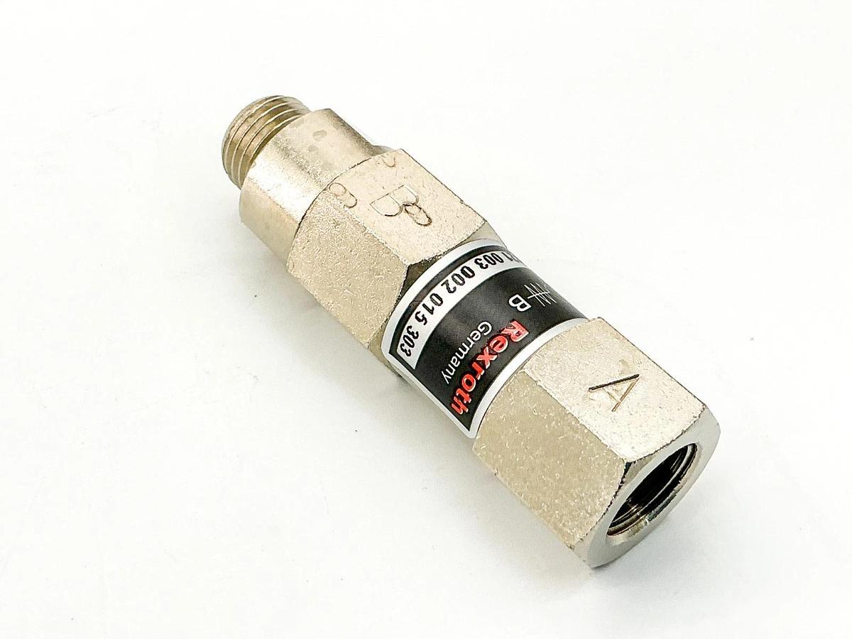 New Rexroth 0821003002015303 Pneumatic Check Valve 0-821-003-002