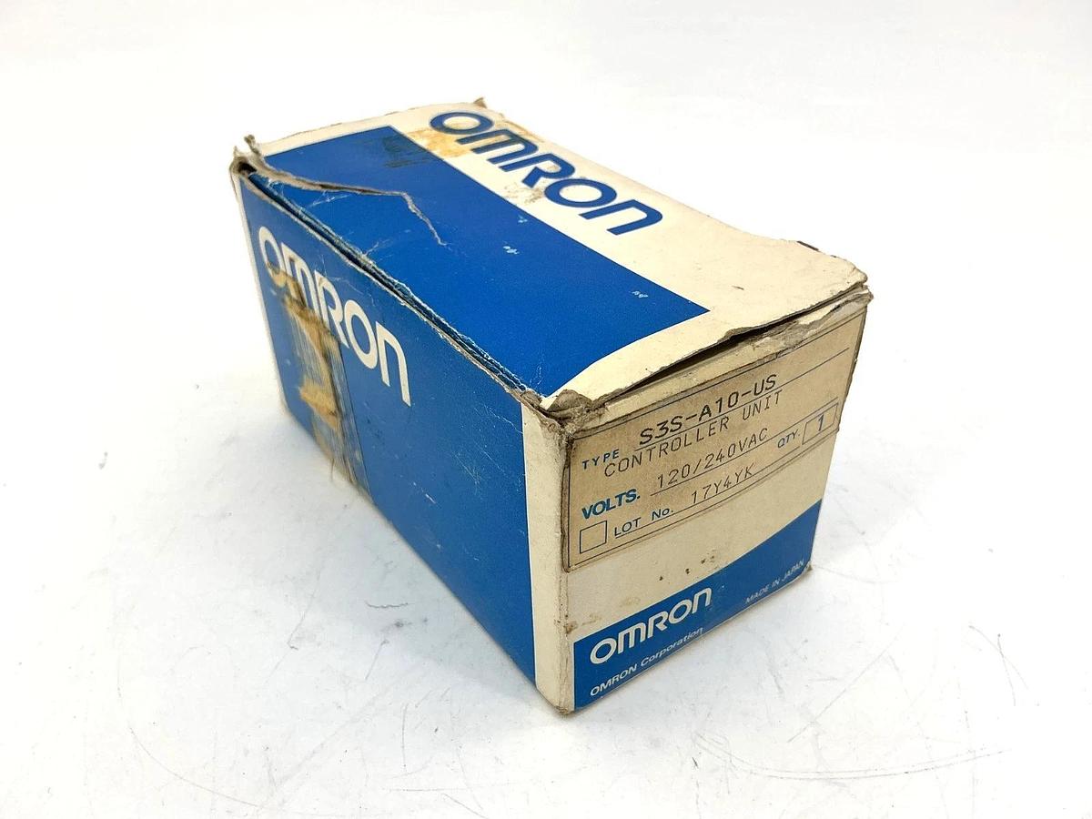 New Omron S3S-A10-US Controller Unit 12-Pin 120/240VAC Relay Contact 5A 250V