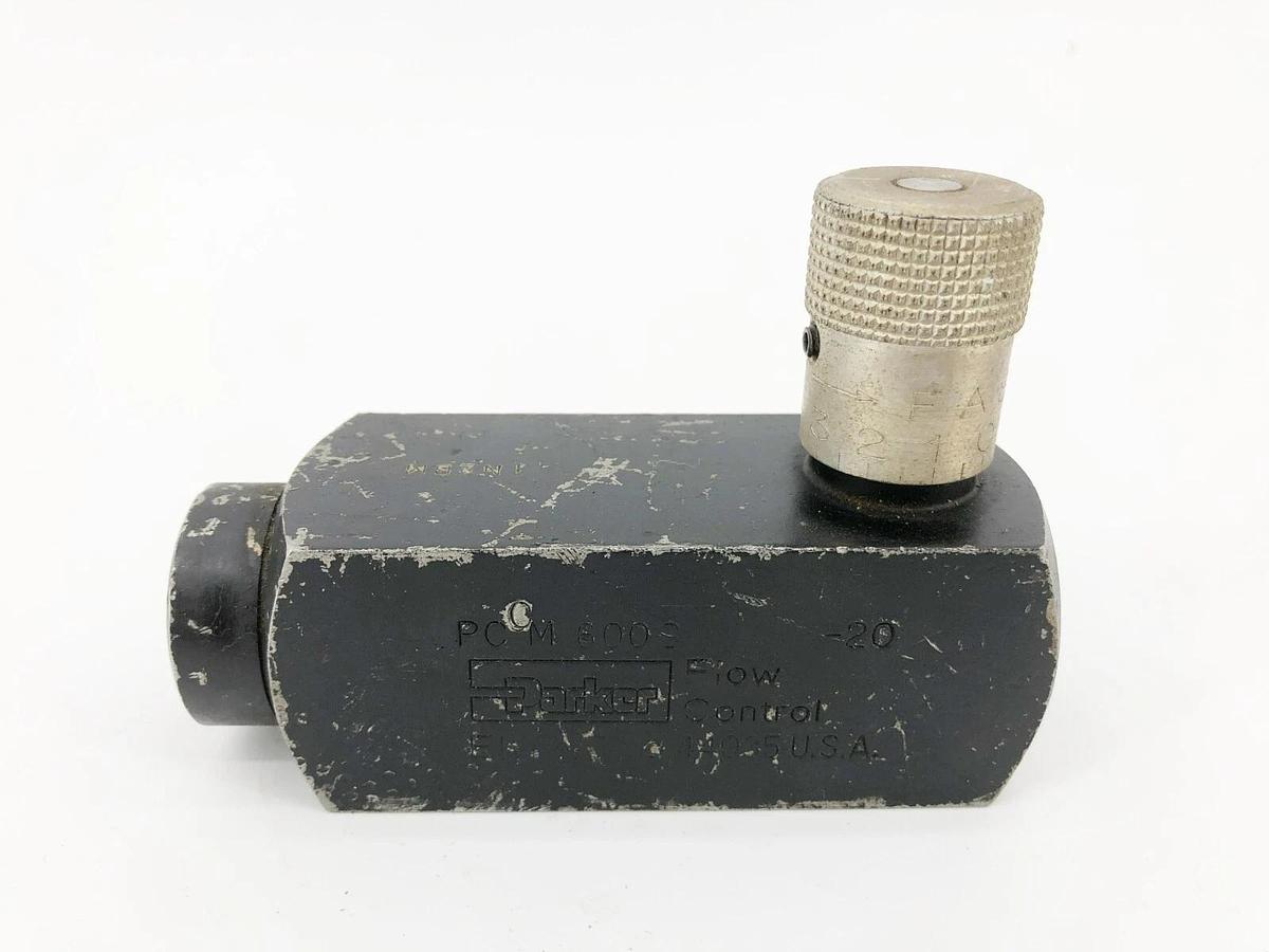 Used Parker PCCM600S Hydraulic Flow Control Valve 3000 PSI